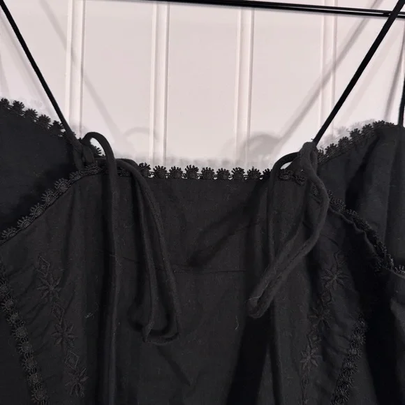 GAP Embroidered 100% Cotton Adjustable Strap Mini Dress NWT Women’s Size S - Picture 6 of 12